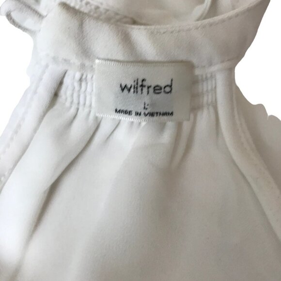 WILFRED White Cadence Blouse Size L - Picture 7 of 9